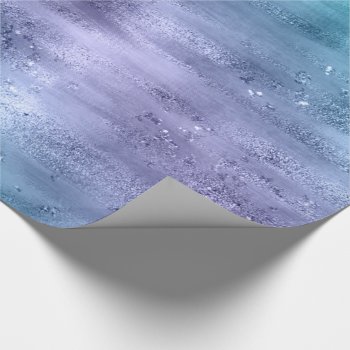 Sparkles Large Brush Stroke Faux Glitter Multi 4 Wrapping Paper by steelmoment at Zazzle