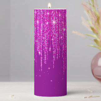 Sparkles Pillar Candle