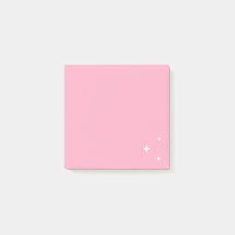 Sparkles Post It Notes / Pink