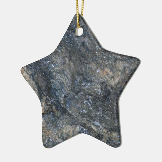 Sparkles Rock Ceramic Ornament (Left)