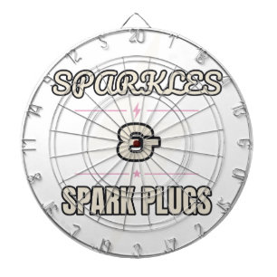 Sparkles & Spark Plugs — Dartboard