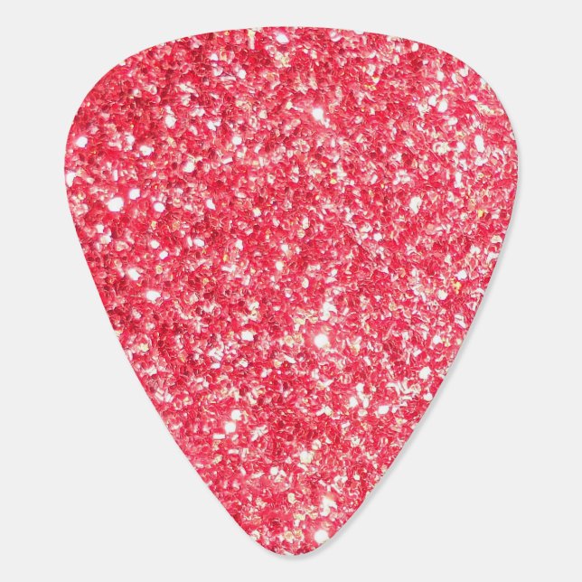 Sparkley Style Glitter Guitar Pick (Back)