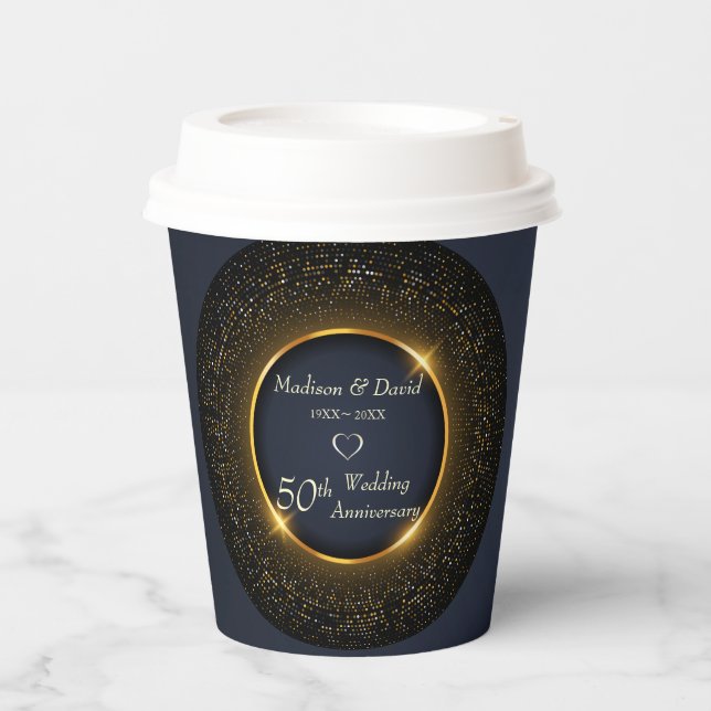 Sparkling And Shiny Paper Cups (Front)