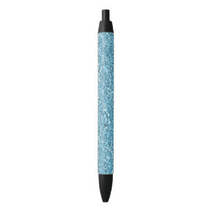 Sparkling Aqua Faux Glitter Pen