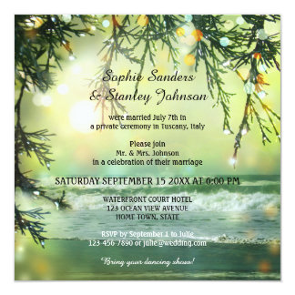 After Wedding Party Invitations & Announcements | Zazzle