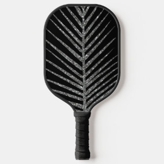 Sparkling Black Glitter Pickleball Paddle