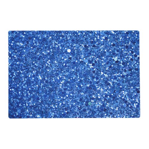 Sparkling blue background pattern  placemat