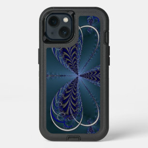 Sparkling Blue Dragonfly in Abstract OtterBox iPhone 13 Case