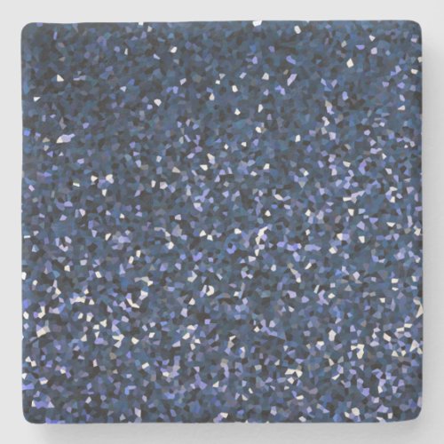 Sparkling Blue Glittery Ombre Teal Colorful Gift Stone Coaster