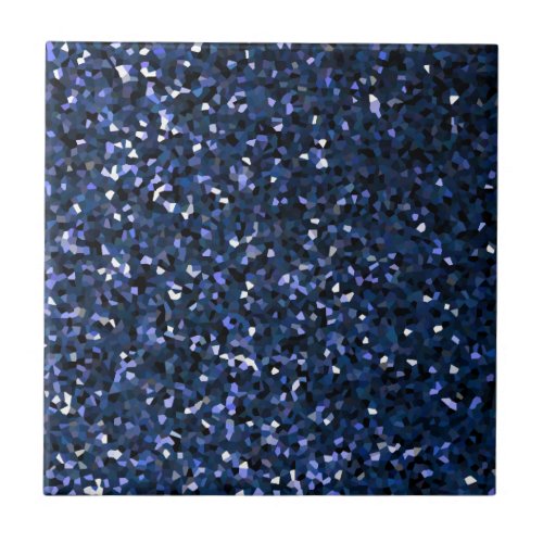 Sparkling Blue Glittery Ombre Teal Gift Colorful Ceramic Tile