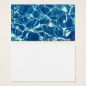 Sparkling Blue Water (Front & Back)