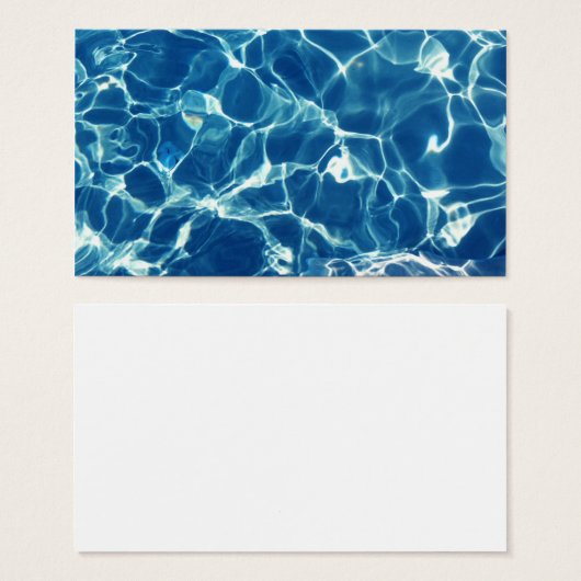 Sparkling Blue Water (Front & Back)