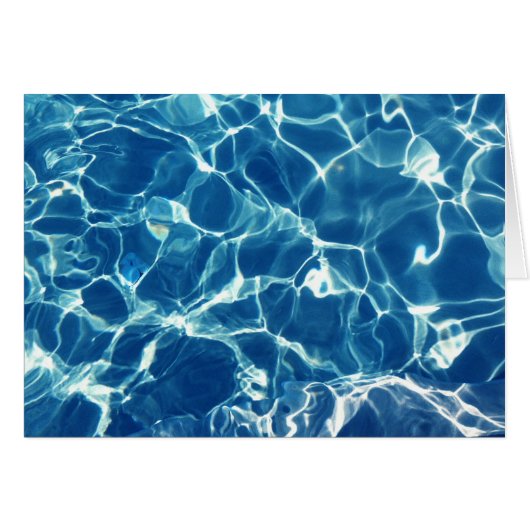 Sparkling Blue Water Cards (Front Horizontal)