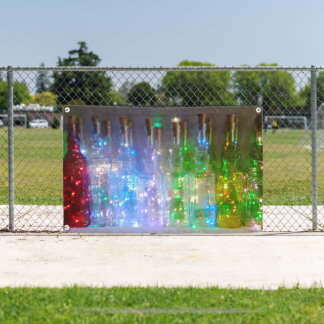 Sparkling Bottles 2.5' x 4' Outdoor Banner