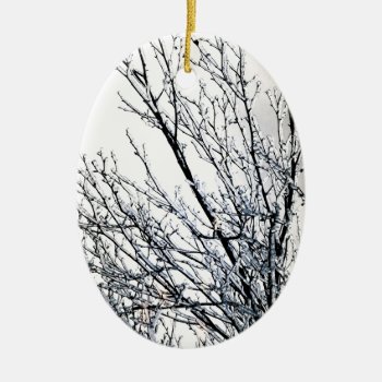 Sparkling Branches Ceramic Ornament by Zinvolle at Zazzle