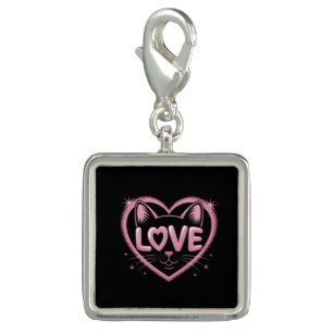 Sparkling Cat Love Charm