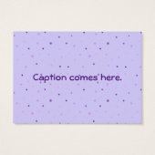 sparkling cat paw print - purple (Back)