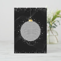 Sparkling Christmas Bauble Invitation