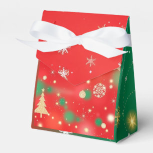 Sparkling Christmas Elegance Favor Boxes