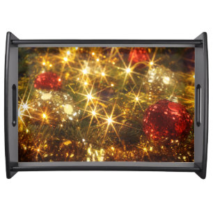 Sparkling Christmas Large Serving Tray