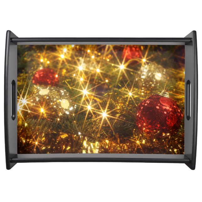 Sparkling Christmas Large Serving Tray (Front)
