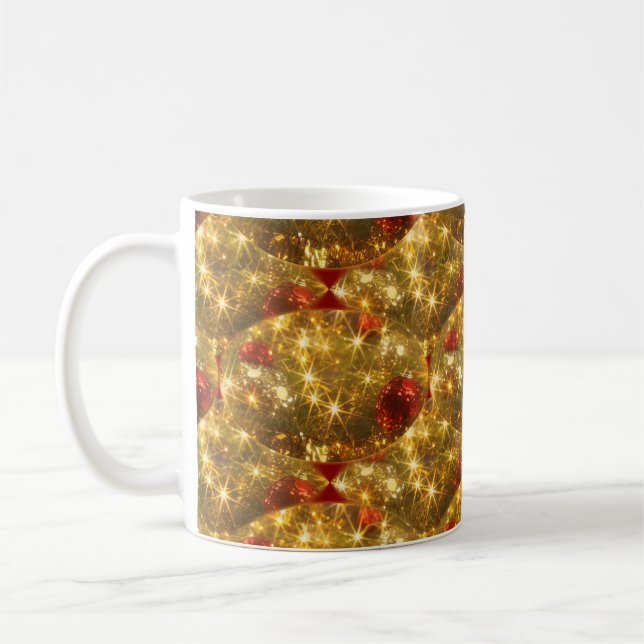 Sparkling Christmas Lights Mug (Left)