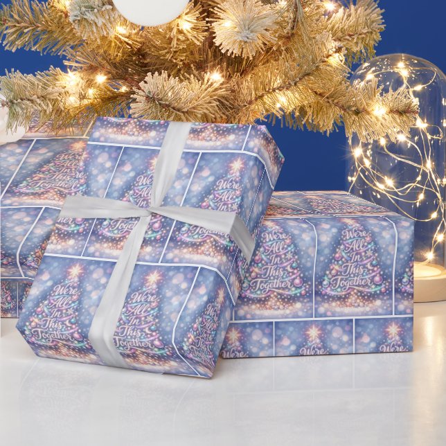 Sparkling Christmas Tree Wrapping Paper (Holidays)