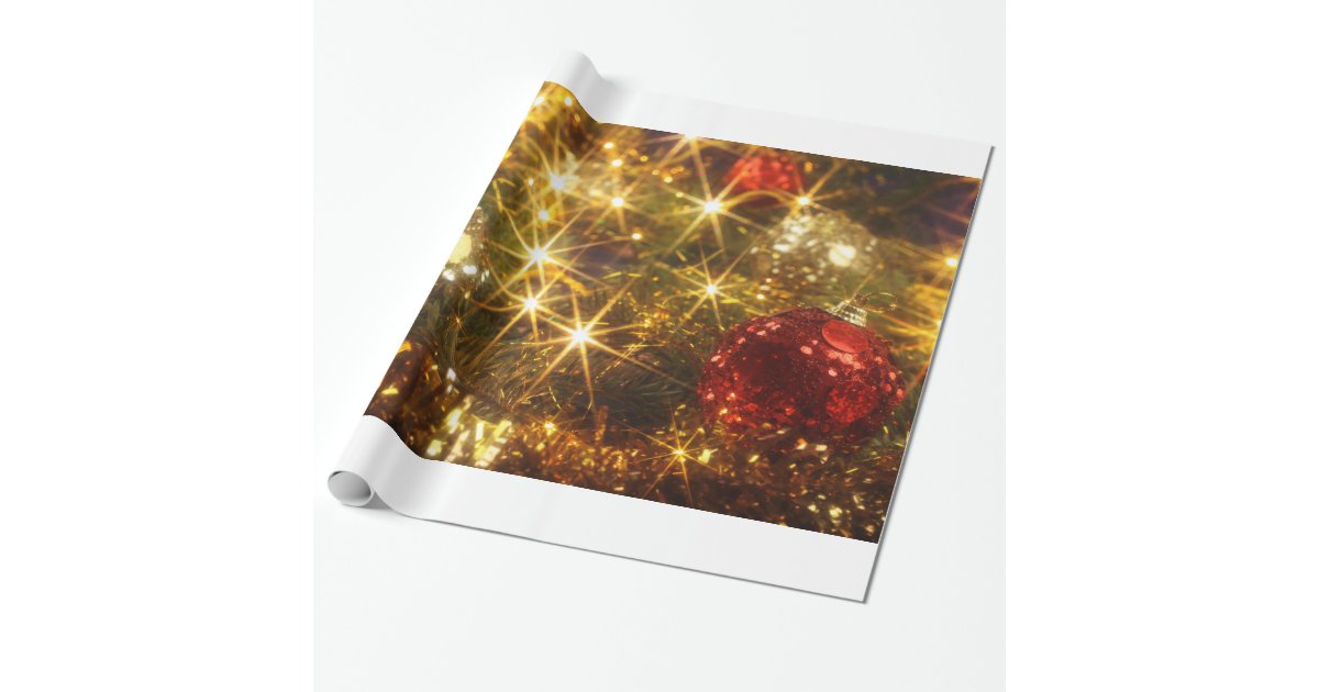 Sparkling Christmas Wrapping Paper