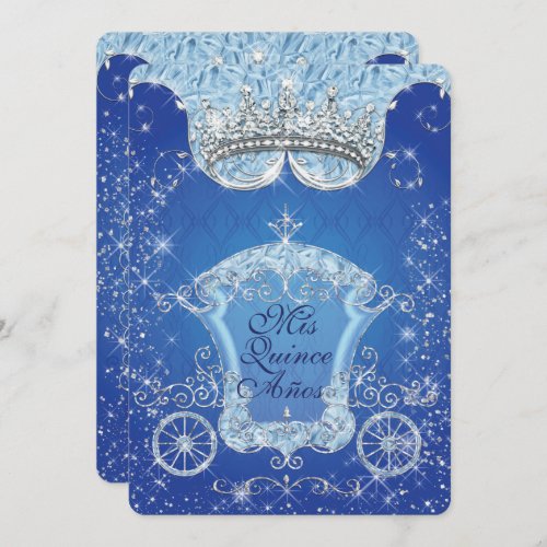 Sparkling Cinderella Style Party Invitations