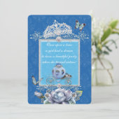 Sparkling Cinderella Style Party Invitations (Standing Front)