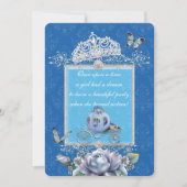 Sparkling Cinderella Style Party Invitations (Front)