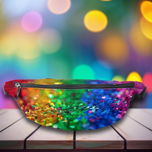 Sparkling Colorful Rainbow Sequins Fanny Pack