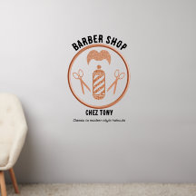 Sparkling Copper Barber Tools Icons & Moustache