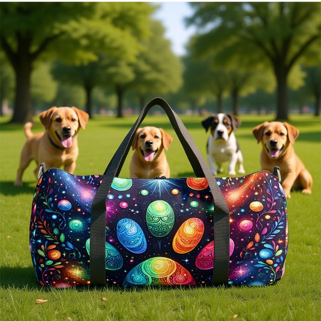 Sparkling Cosmos Artistic Travel  Duffle Bag (Creator Uploaded)