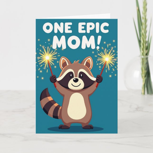 Sparkling Critter Mothers Day Card (Front)