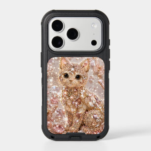 Sparkling Crystal Cute Cat Aesthetic Phone Cas iPhone 17 Pro Case