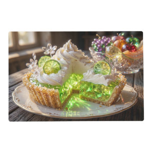Sparkling Crystal Key lime Cream Pie Placemat