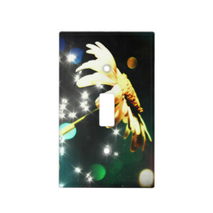 Sparkling Daisy Light Switch Cover