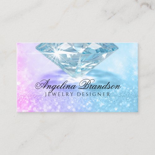Sparkling Diamond Jeweler Jewelry Designer_10 Business Card