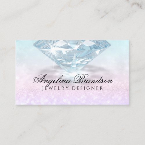 Sparkling Diamond Jeweler Jewelry Designer_3 Business Card