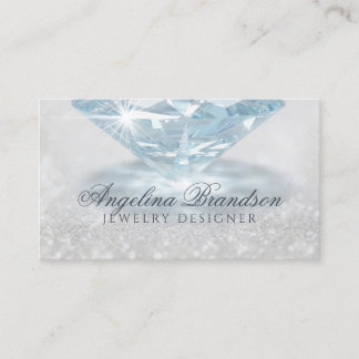 Sparkling Diamond Jeweler Jewelry Designer Card