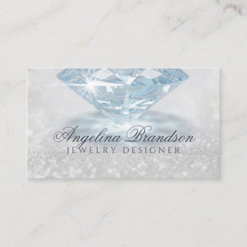 Sparkling Diamond Jeweler Jewelry Designer Card