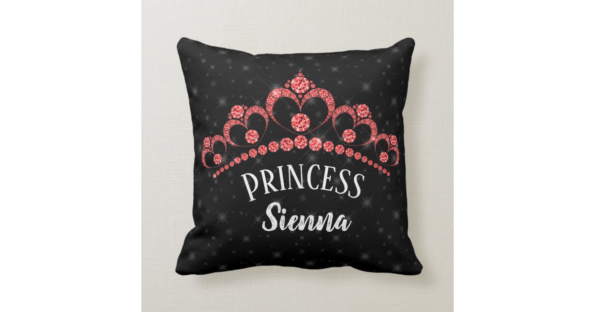 Sparkling Diamond Tiaras - choose your background Throw Pillow | Zazzle.com