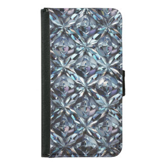 Sparkling Diamonds Samsung Galaxy S5 Wallet Case