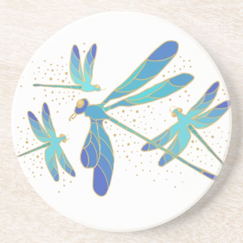 Sparkling Dragonflies Coaster