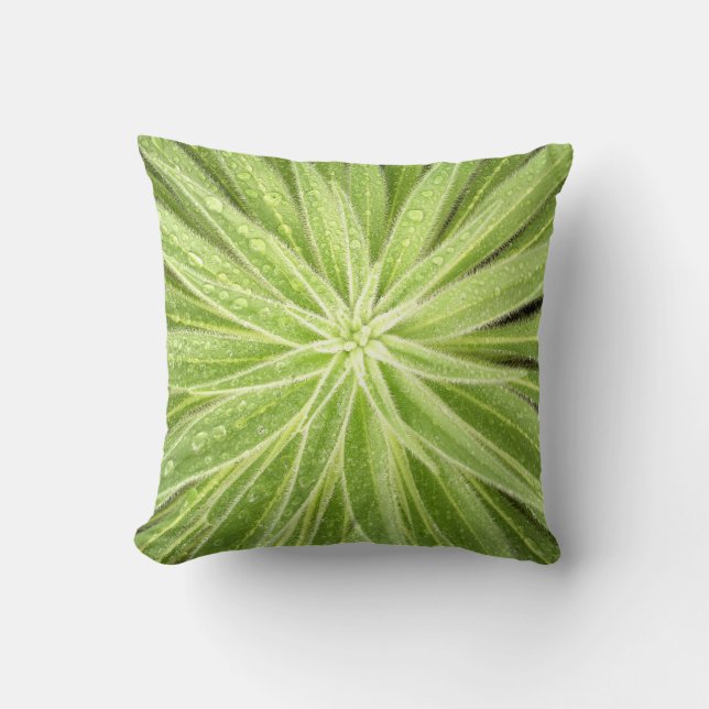 Sparkling Drops Throw Pillow (Front)