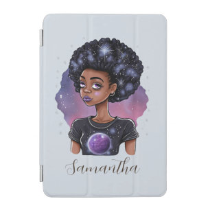 Sparkling Elegant Afro Woman iPad Mini Cover
