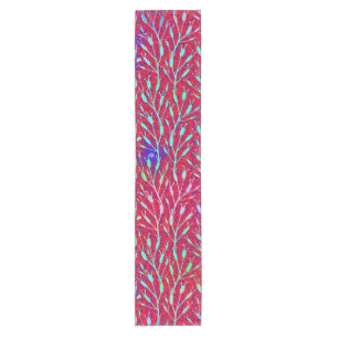 Sparkling Fireworks Party Pattern Short Table Runner