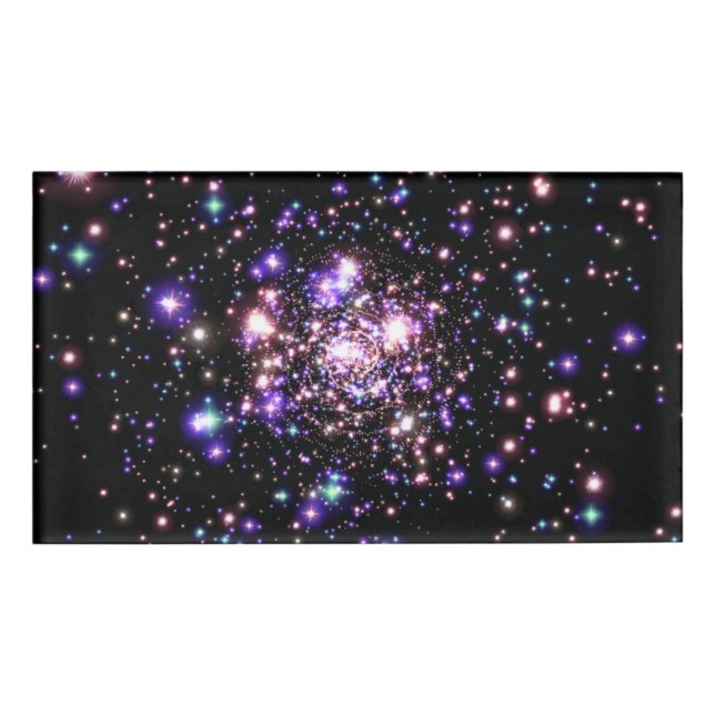 Sparkling Galaxy Name Tag (Front)