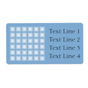 Sparkling Gem Tiles Choose Your Custom Color Label